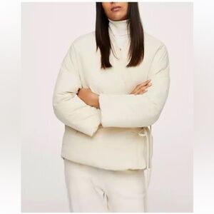 Mango Cream Anorak Wrap Jacket